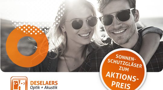Sonnenschutzgläser zum Aktionspreis